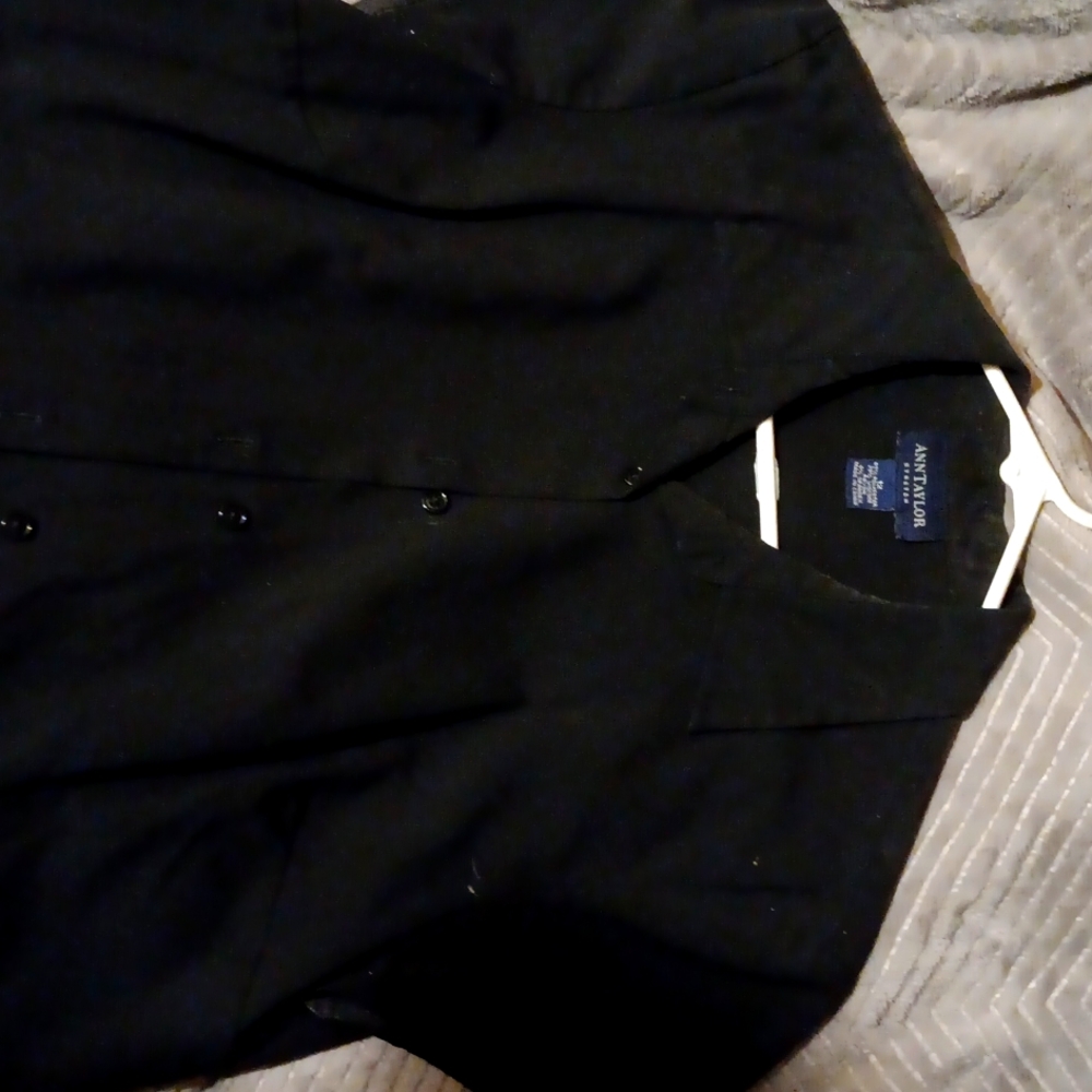 Ann Taylor black blouse